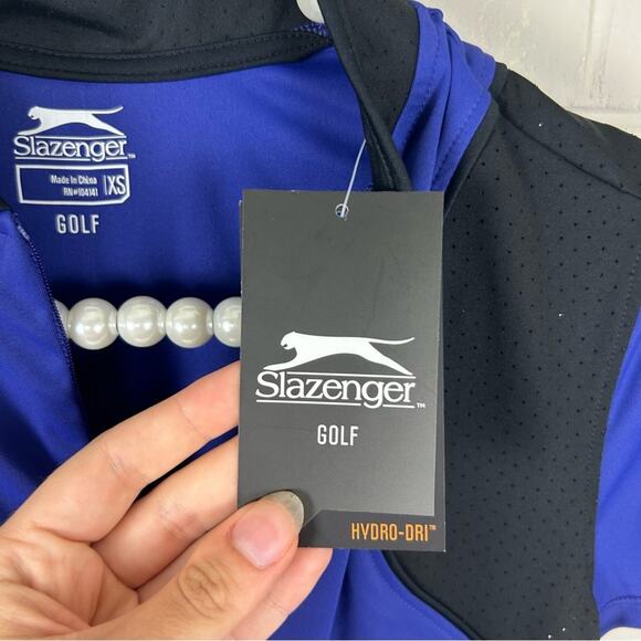 NWT Slazenger Golf Tech Perforated Polo Size XS - Picture 7 of 10